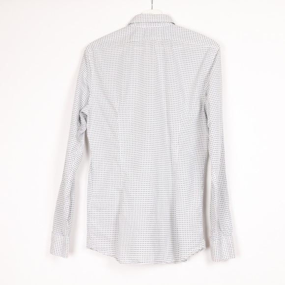 J. Lindeberg Slim Fit Polka Dot Button Down Shirt - Picture 5 of 7